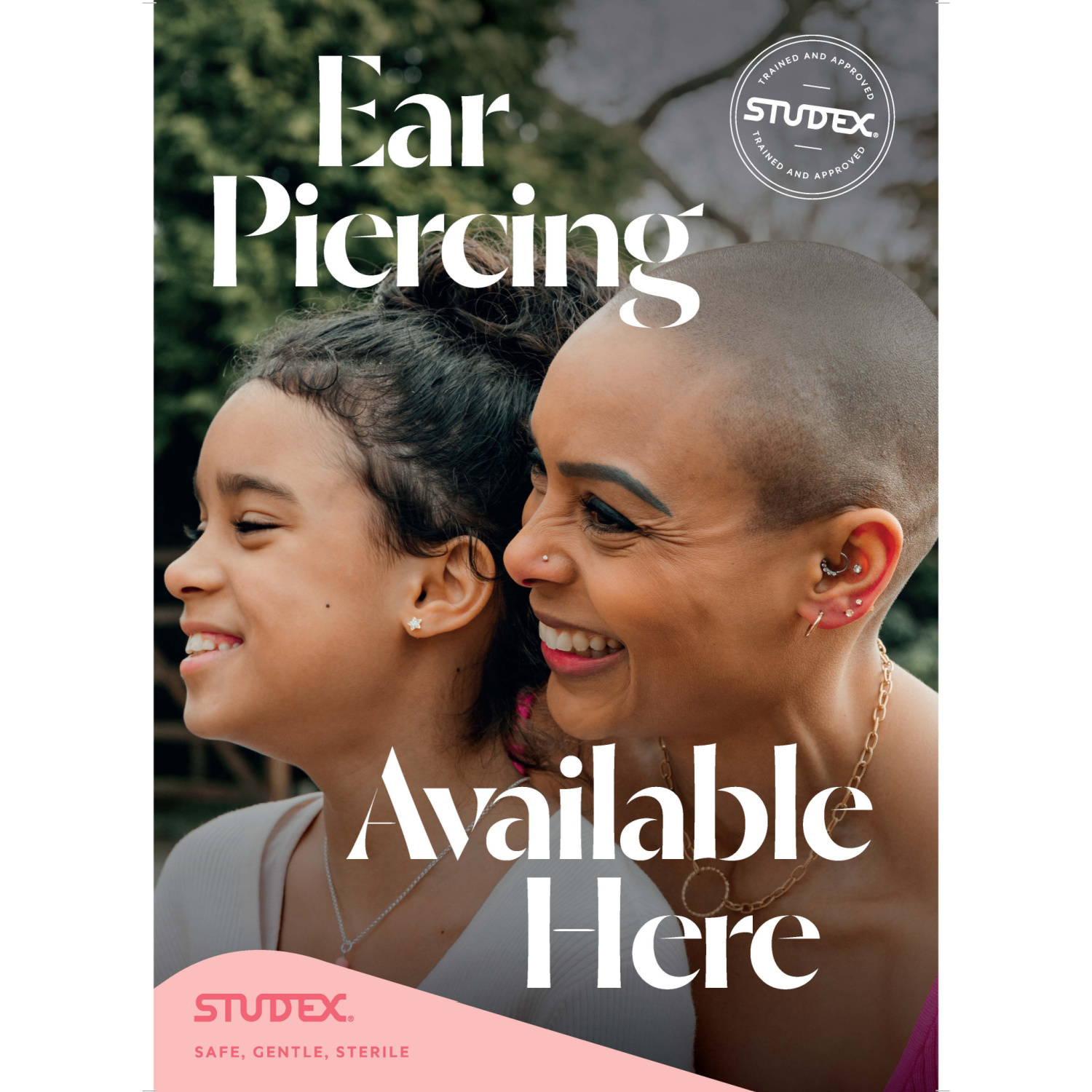 Studex® Ear Piercing Available Here Poster