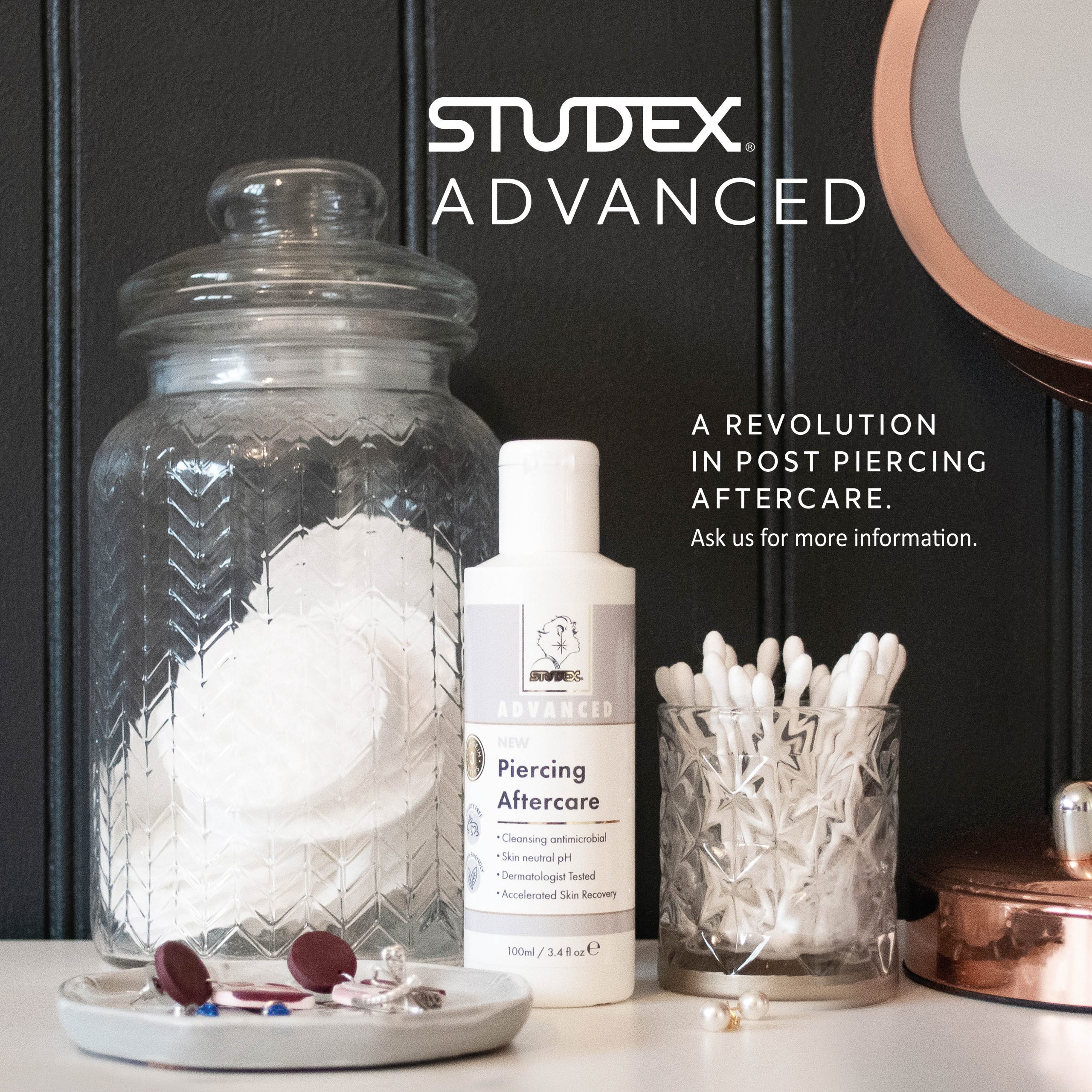 Studex® Advanced Piercing After Care Poster