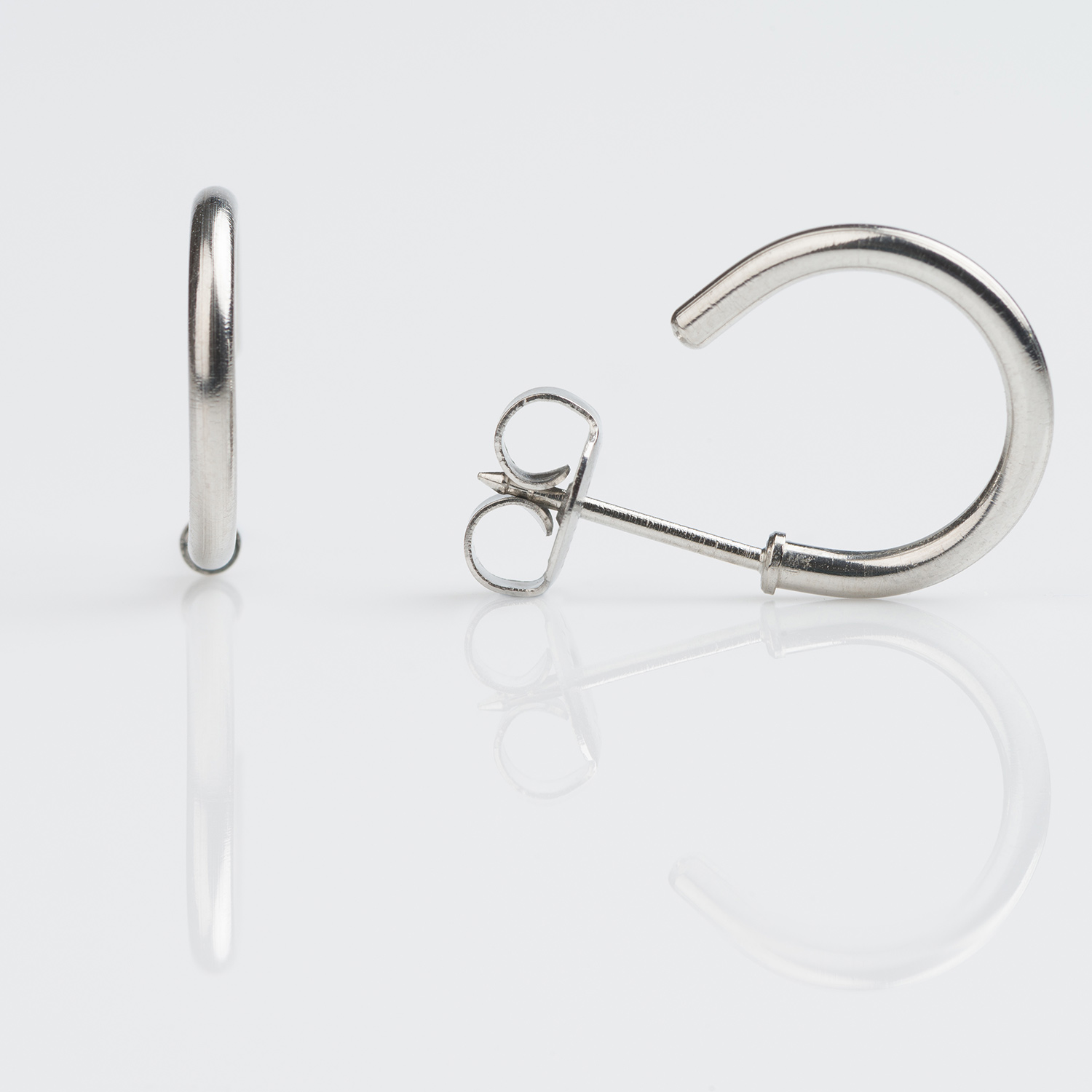 System 75™ Piercing Hoops – 1/2″ – Stainless Steel
