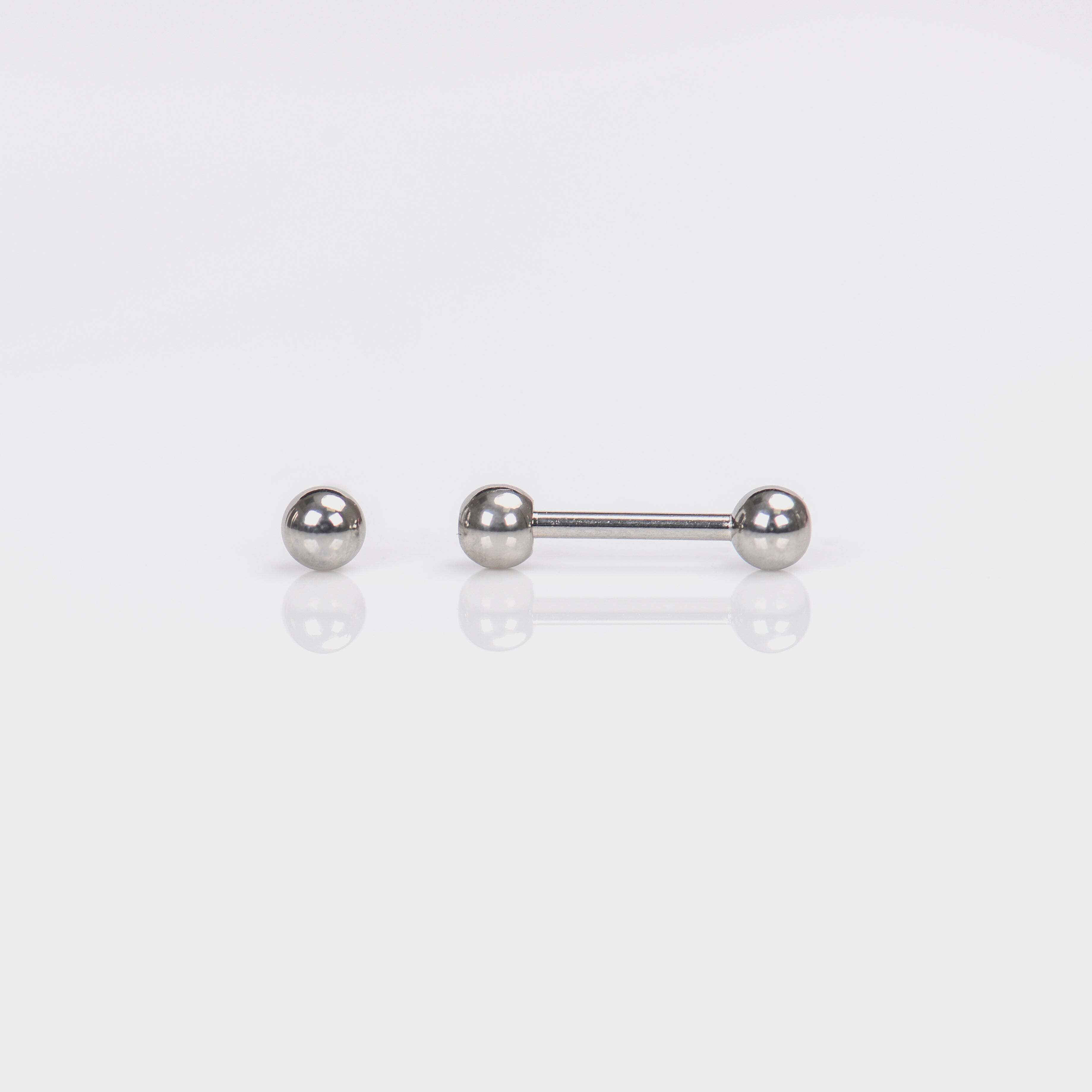 System 75™ Stainless Steel Ball Barbell Piercing Studs