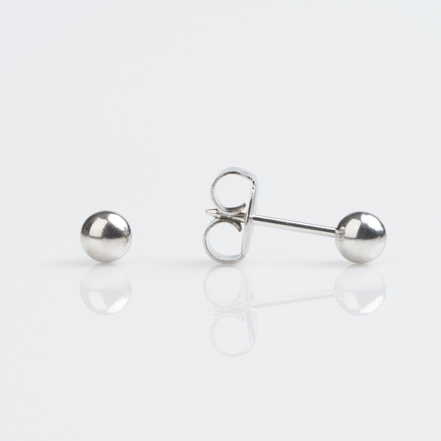 Tiny Tips™ Ball Studs – 4mm – Stainless Steel