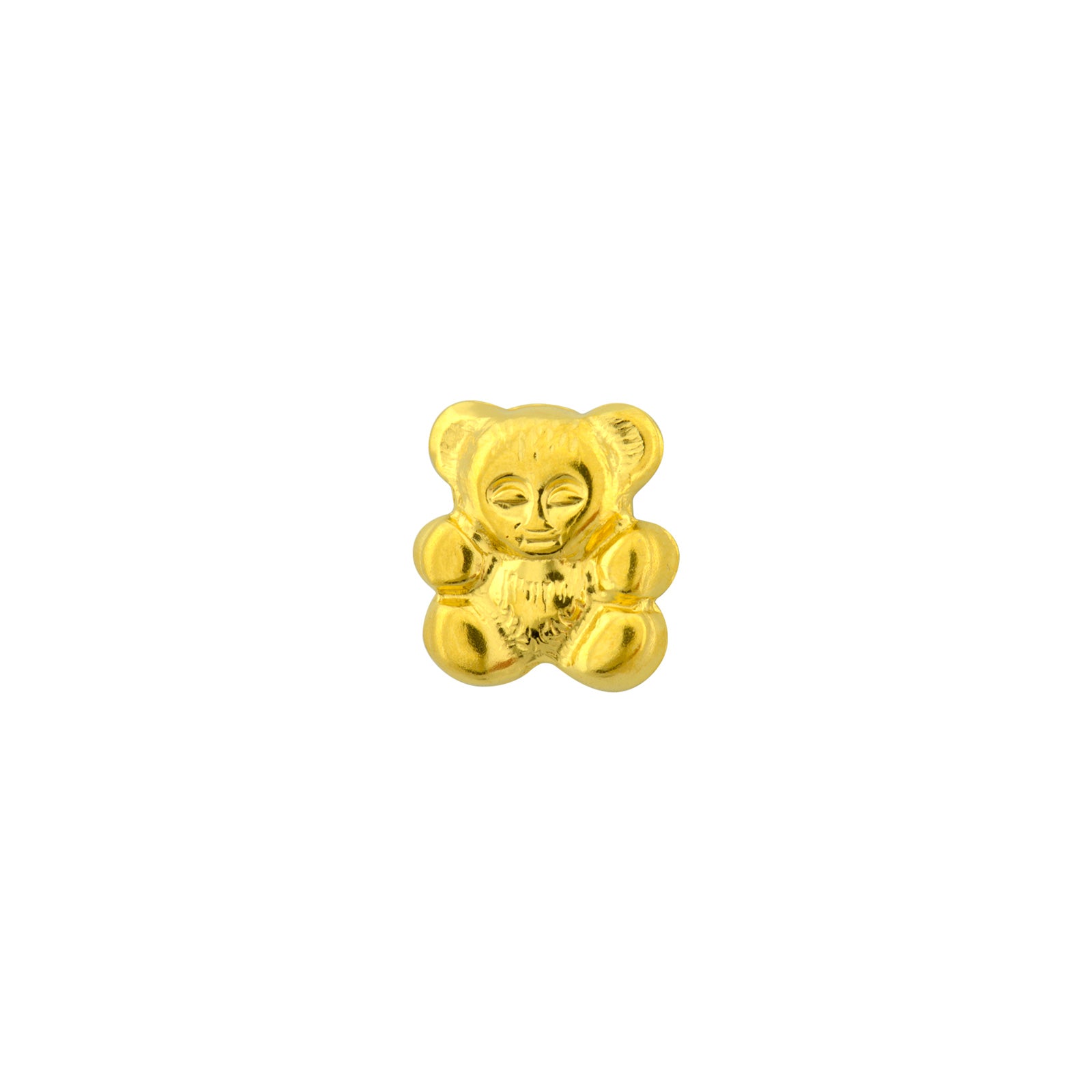 Tiny Tips™ Novelty Fashion Studs – Teddy Bears – Gold-Plated