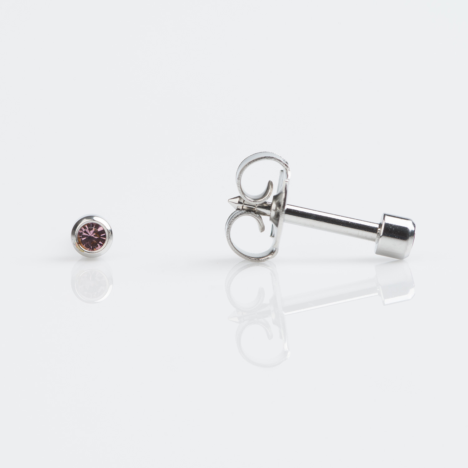 Universal™ Flatpack Stainless Steel Bezel-Set June Alexandrite Piercing Studs – Mini Adaptor – 2mm Universal™ Flatpack Stainless Steel Bezel-Set June Alexandrite Piercing Studs – Mini Adaptor – 2mm