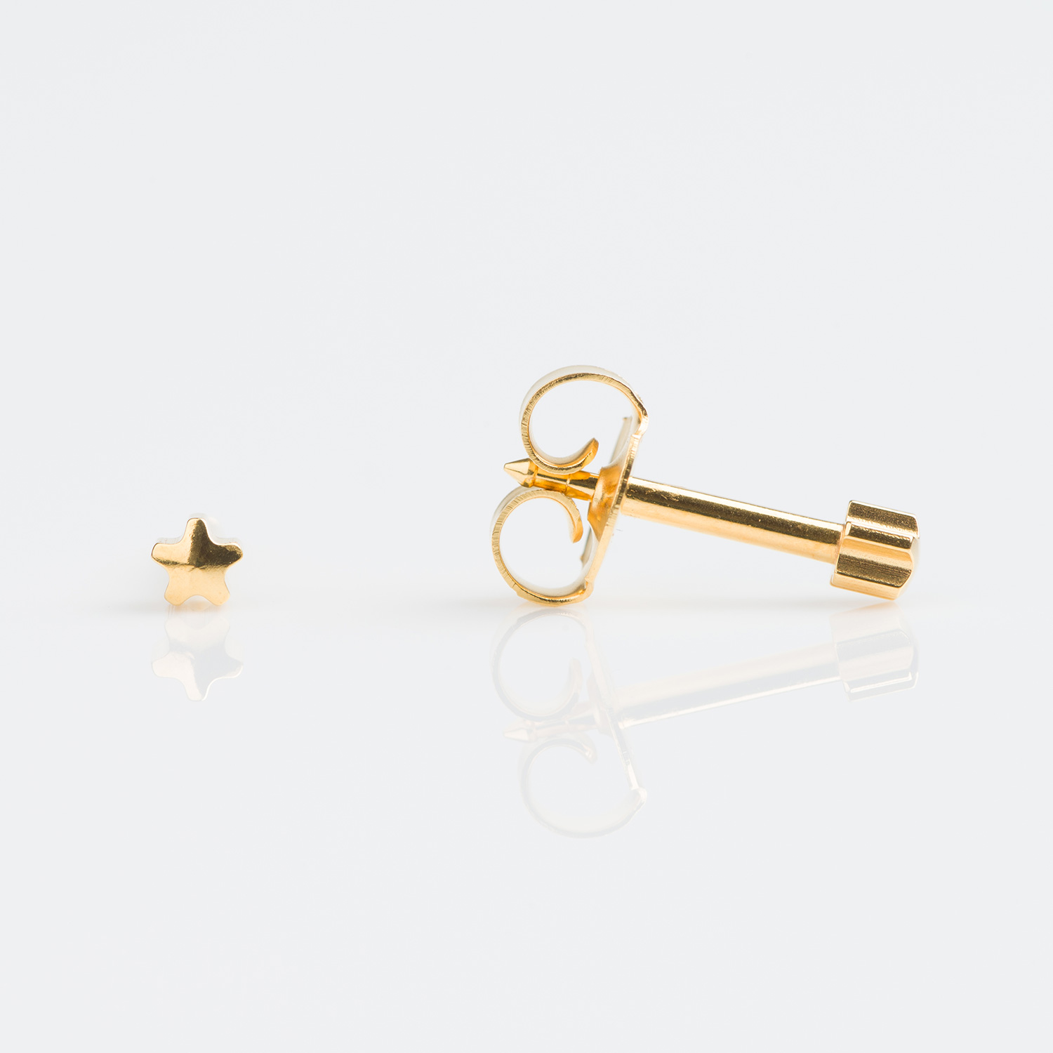 Universal™ Select Gold-Plated Star Piercing Studs Universal™ Select Gold-Plated Star Piercing Studs