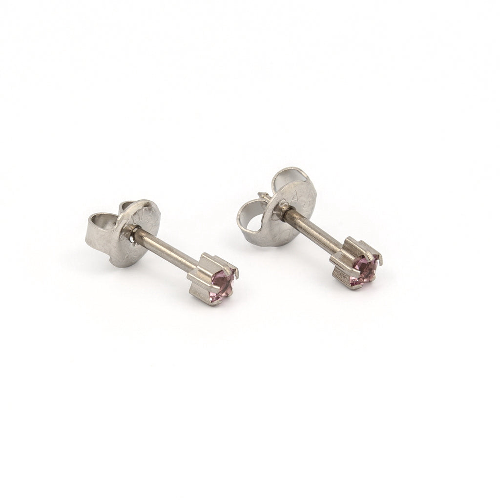 Universal™ Flatpack Stainless Steel Prong-Set June Alexandrite Fashion Studs – Regular Adaptor